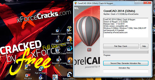 CorelCAD 2014 Crack by xforcecracks.com