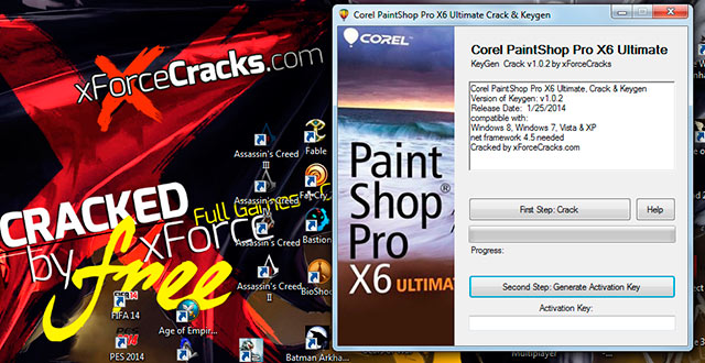 PaintShopProX6Ultimate Crack by xforce