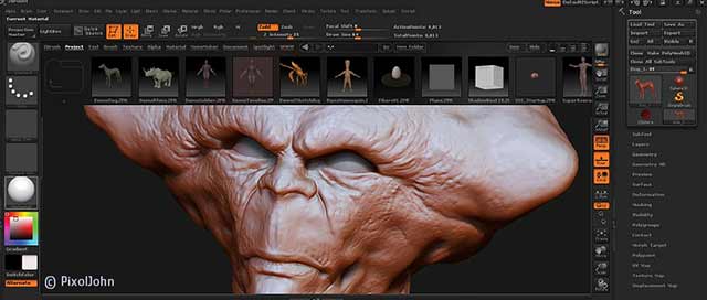 zBrush Screen Preview
