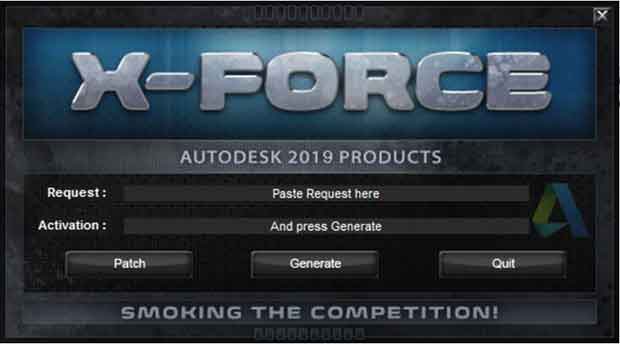 xforce keygen for all autodesk products 2019