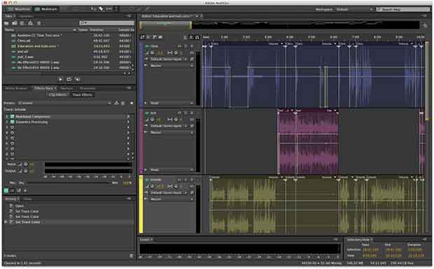 Learn the basic steps to record, mix, and export audio content